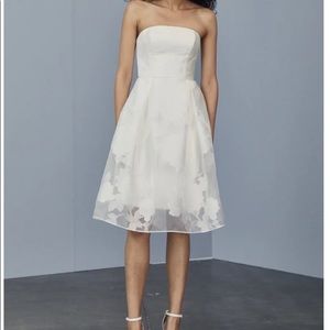 Amsale Rose Fil-coupé Dress - LW166 NWT